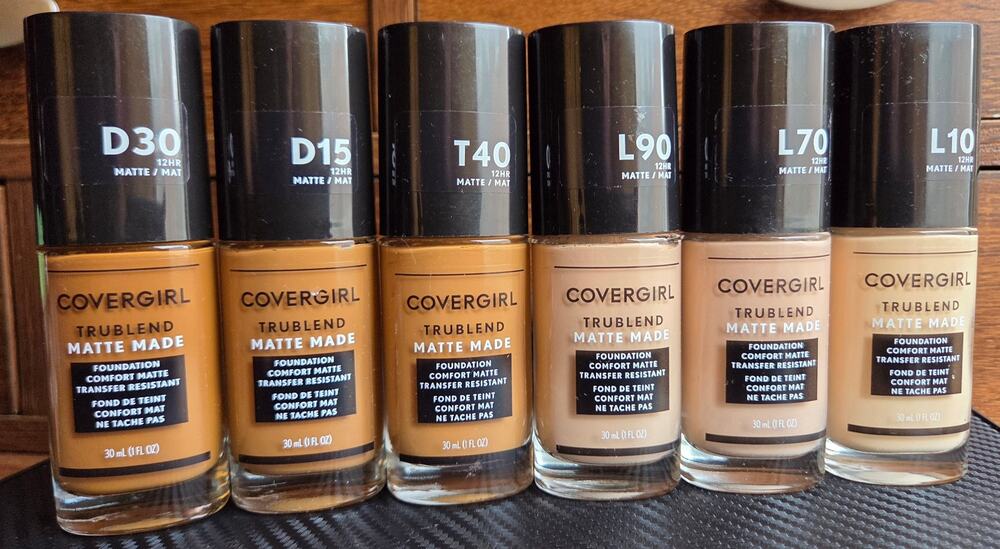 COVERGIRL Trublend Matte Made Transfer Resistant Foundation New Sealed CHOICE